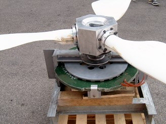 prototipo turbina 5kW, dettaglio mozzo